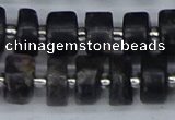 CRB632 15.5 inches 6*10mm tyre charoite gemstone beads