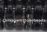 CRB634 15.5 inches 7*14mm tyre charoite gemstone beads