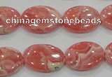CRC107 15.5 inches 15*20mm oval natural argentina rhodochrosite beads
