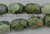 CRH127 15.5 inches 13*18mm drum rhyolite gemstone beads