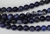 CRO34 15.5 inches 6mm round sodalite gemstone beads wholesale