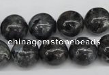 CRO399 15.5 inches 14mm round black labradorite beads wholesale