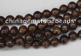 CRO40 15.5 inches 6mm round bronzite gemstone beads wholesale