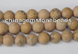 CRO91 15.5 inches 8mm round Chinese wood jasper beads wholesale