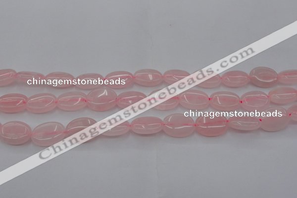 CRQ610 15.5 inches 12*16mm oval rose quartz beads wholesale