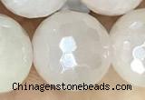 CRQ862 15 inches 10mm faceted round AB-color rose quartz beads