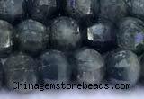 CRZ1166 15 inches 6mm faceted round sapphire beads