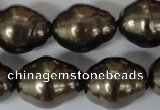CSB133 15.5 inches 18*22mm nuggets shell pearl beads wholesale