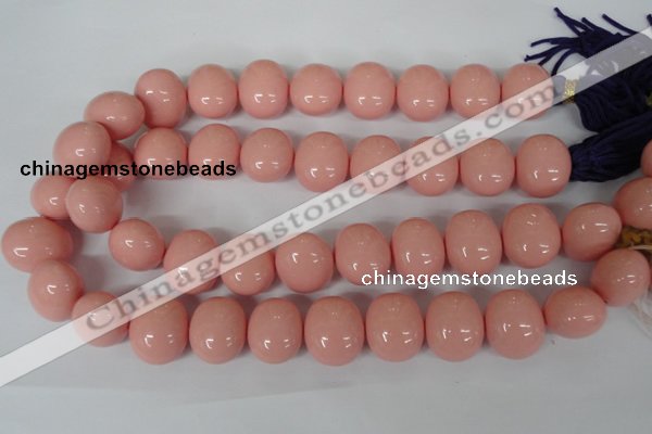 CSB168 15.5 inches 17*19mm – 18*20mm oval shell pearl beads