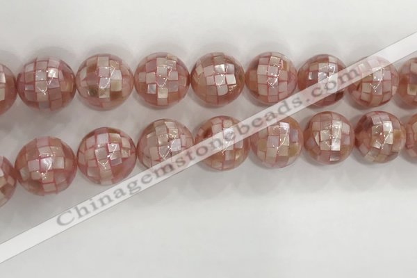 CSB4060 15.5 inches 20mm ball abalone shell beads wholesale