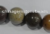 CSE5207 15.5 inches 18mm round sea sediment jasper beads wholesale