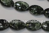 CSH133 15.5 inches 13*18mm oval natural seraphinite gemstone beads