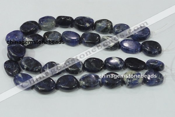 CSO100 15.5 inches 18*25mm freeform sodalite gemstone beads