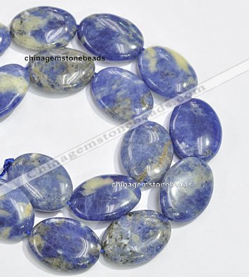 CSO12 15.5 inches 18*25mm oval A grade sodalite beads wholesale