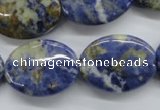 CSO215 15.5 inches 18*25mm oval sodalite gemstone beads