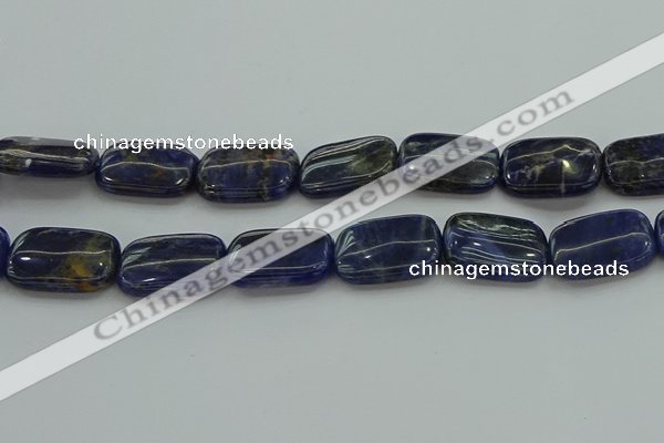 CSO700 15.5 inches 18*25mm rectangle sodalite gemstone beads