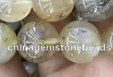 CSQ805 15.5 inches 14mm round scenic quartz beads wholesale
