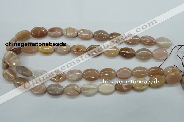 CSS205 15.5 inches 13*18mm oval natural sunstone beads
