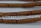 CTB331 15.5 inches 4*13mm tube Chinese picture jasper beads wholesale