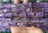 CTB617 15.5 inches 11*16mm - 12*18mm faceted tube ametrine beads