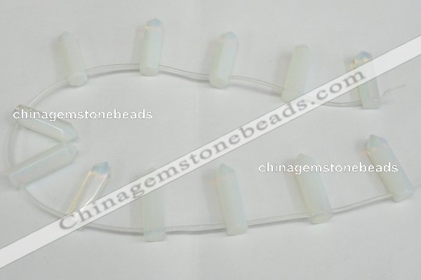 CTD1800 Top drilled 10*30mm - 10*32mm sticks opal beads wholesale