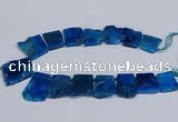 CTD2758 Top drilled 25*30mm - 35*45mm freeform agate beads