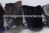 CTD659 Top drilled 25*40mm - 30*55mm freeform agate beads
