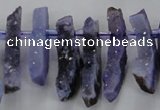CTD672 Top drilled 10*25mm - 12*45mm wand agate gemstone beads