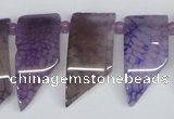 CTD732 Top drilled 15*20mm - 15*40mm wand agate gemstone beads