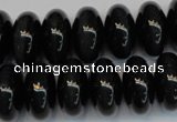 CTE1182 15.5 inches 10*18mm rondelle blue tiger eye beads