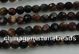 CTE1470 15.5 inches 4mm faceted round mixed tiger eye beads
