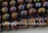 CTE1501 15.5 inches 6mm round AB-color yellow tiger eye beads