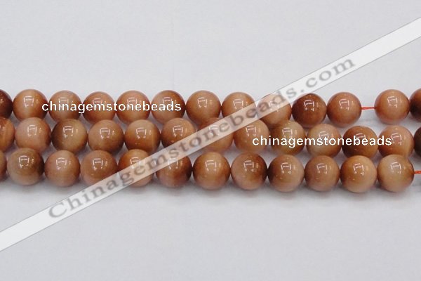 CTE1656 15.5 inches 16mm round sun orange tiger eye beads