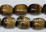 CTE174 15.5 inches 13*18mm nuggets yellow tiger eye gemstone beads