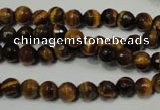 CTE751 15.5 inches 6mm faceted round yellow tiger eye beads wholesale