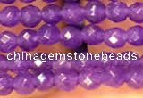 CTG2224 15 inches 2mm,3mm faceted round candy jade beads