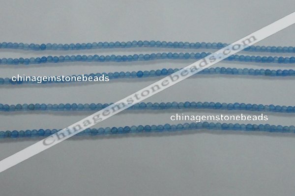 CTG439 15.5 inches 2mm round tiny dyed candy jade beads wholesale