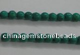 CTG442 15.5 inches 3mm round tiny natural turquoise beads wholesale
