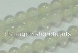 CTG79 15.5 inches 3mm round tiny white chalcedony beads wholesale