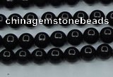 CTK01 15.5 inches 4mm round tektite gemstone beads wholesale