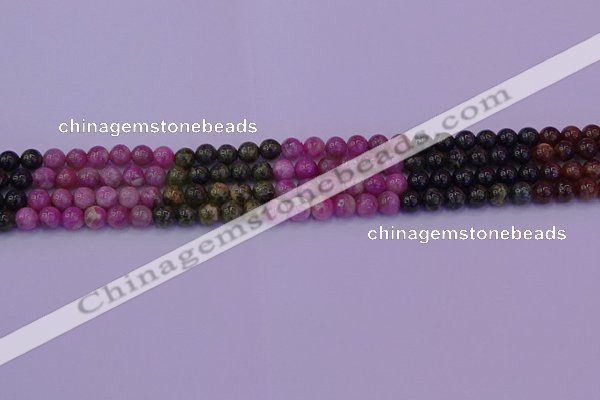CTO626 15.5 inches 5mm round tourmaline gemstone beads wholesale