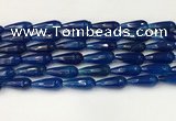 CTR442 15.5 inches 8*20mm faceted teardrop agate beads wholesale
