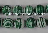 CTU1129 15.5 inches 12mm round synthetic turquoise beads wholesale