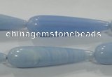 CTU1774 15.5 inches 10*40mm teardrop synthetic turquoise beads