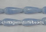 CTU1777 15.5 inches 8*22mm teardrop synthetic turquoise beads