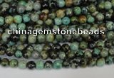 CTU480 15.5 inches 4mm round African turquoise beads wholesale