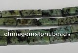 CTU487 15.5 inches 4*13mm cuboid African turquoise beads wholesale
