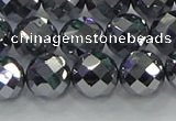 CTZ614 15.5 inches 12mm faceted round terahertz beads wholesale
