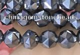 CTZ655 15.5 inches 6mm faceted nuggets terahertz beads wholesale