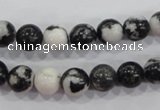 CZJ204 15.5 inches 10mm round black & white zebra jasper beads